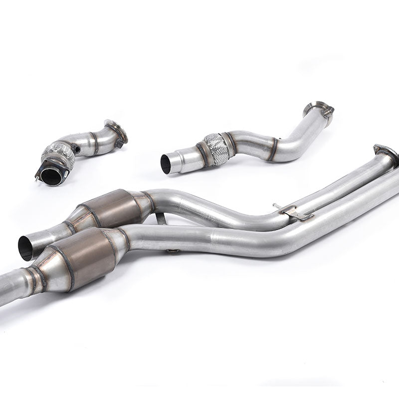 Milltek BMW F80 F82 M3 M4 Inc Comp Saloon (Non OPF/GPF Models Only) 2014-2018 Large Bore Downpipes and Hi-Flow Sports Cats Exhaust