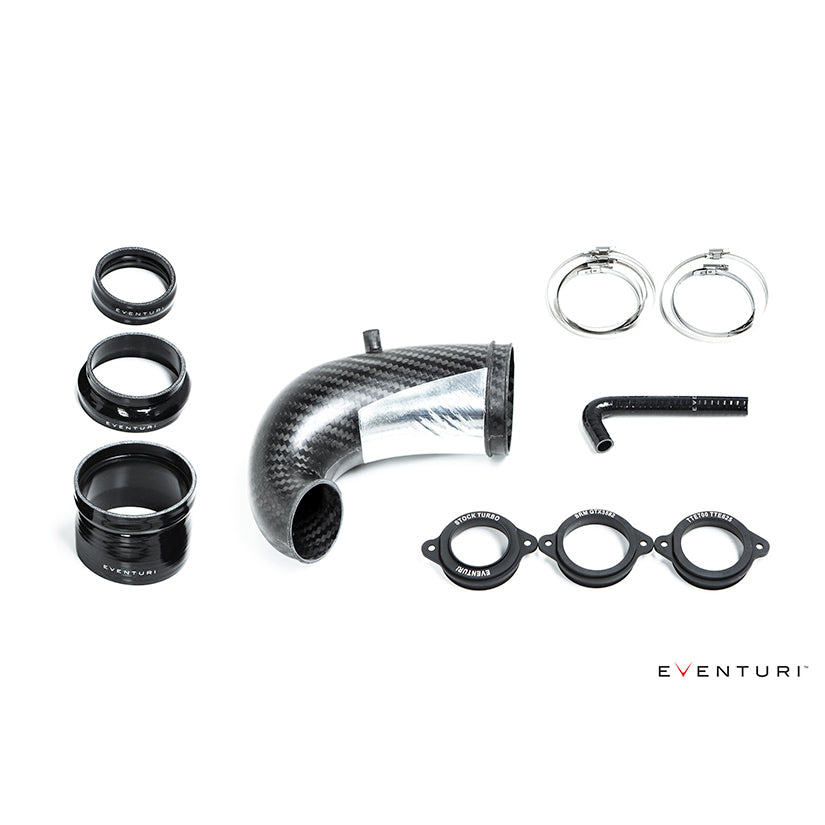 Eventuri Carbon Turbo Inlet Audi RS3 8V TTRS 8S TTE700/625 Turbo Flange